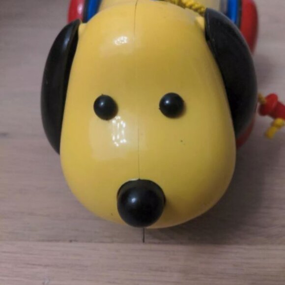 AMBI TOYS PULL ALONG DOG TODDLER BABY TOY VINTAGE NOISE MAKING - Picture 6 of 8